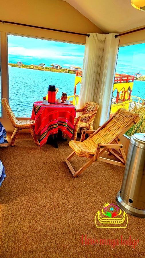 Uros Maya Lodge Puno Buitenkant foto