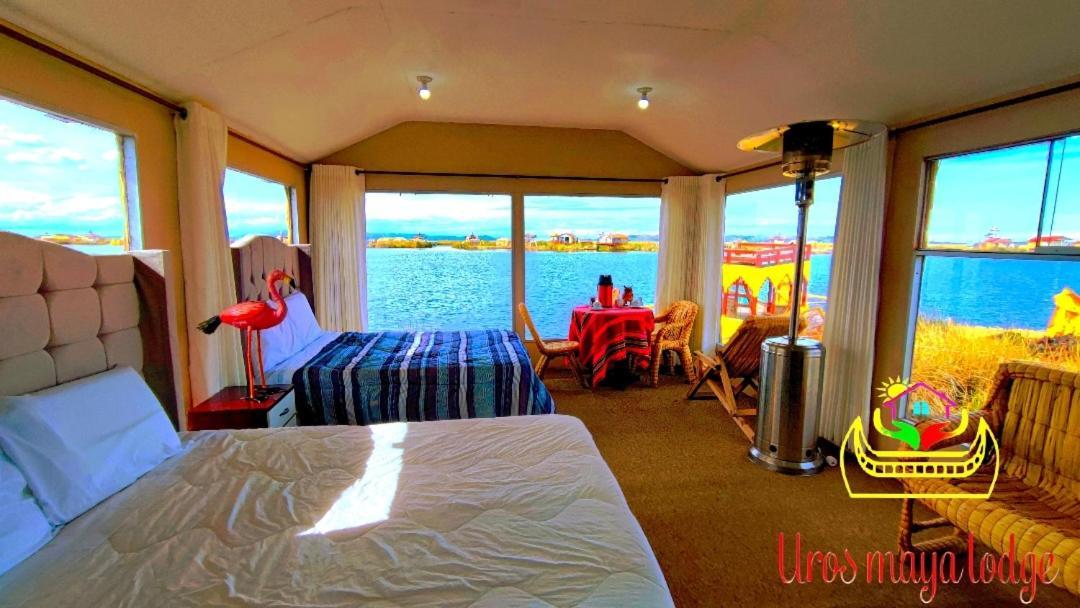 Uros Maya Lodge Puno Buitenkant foto
